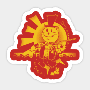 The Meow Minstral Sticker